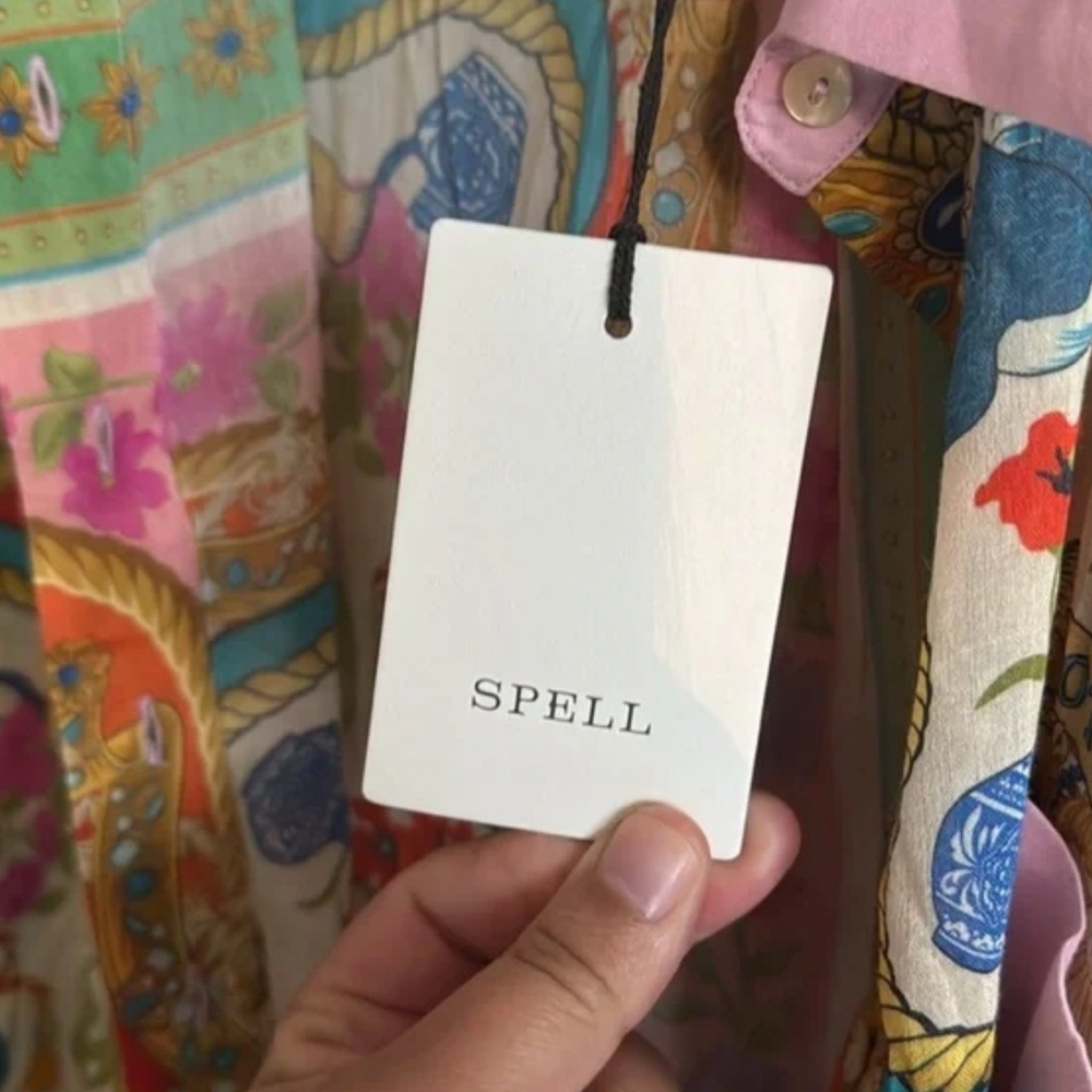 Spell Multicolor Women's Robe - Picture 4 of 7